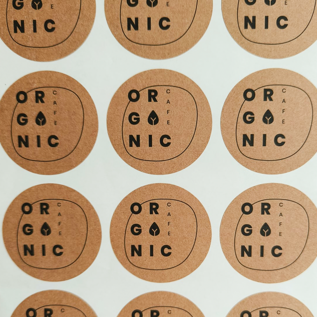 Kraft Paper Sticker/Label Sheets