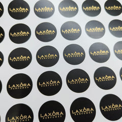 Gold Matte PET (Plastic) Sticker/Label Sheets