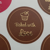 Bakers - Gold Foil Stickers