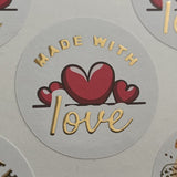Bakers - Gold Foil Stickers