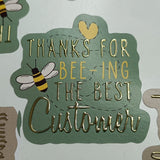 Small Business - Gold Foil Stickers