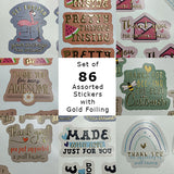 Small Business - Gold Foil Stickers